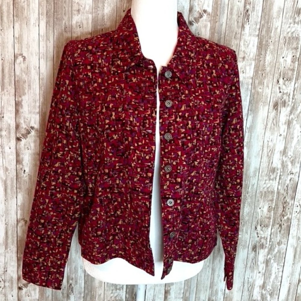 Women's Christopher & Banks Button Up Jacket size Medium